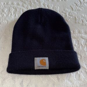 Gently Loved Carhartt Navy Blue Knit Beanie Unisex